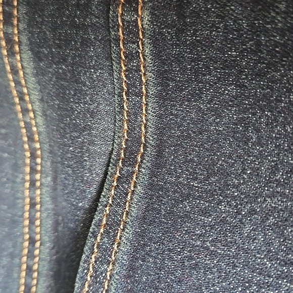 NWT Lands' End Men's Straight Jeans Flannel Lined- Dark Blue, 30x32 - Picture 6 of 8